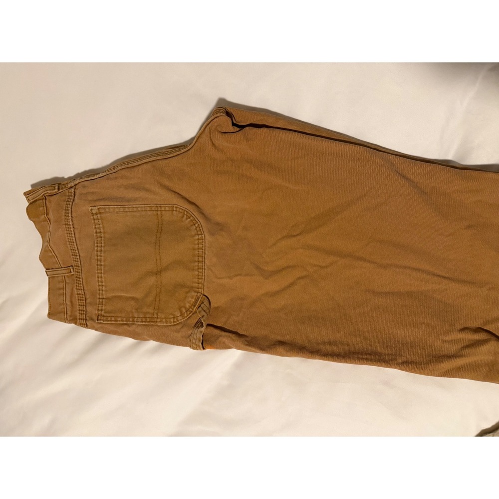 Dickies Work Pants Tan Carpenter Utility Canvas Men Size 36x30 Flaws - Picture 8 of 9